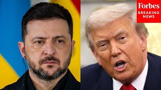 WATCH LIVE: President Trump & Ukrainian President Volodymyr Hold Press Briefing At Mar-A-Lago