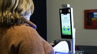 Advanced Entry Fully Contactless Sign In Kiosk Designed for Senior Living Communities