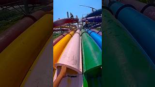 Waterpark slide poV #parkour #speedrun #freerun #park #waterslide #fun#parkourlife #youtubeshorts