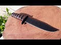 Making a Survival Knife out of a 16'' Saw Blade Making a Survival Knife out of a 16'' Saw Blade
