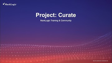 Getting Started with the MarkLogic Data Hub - Curate
