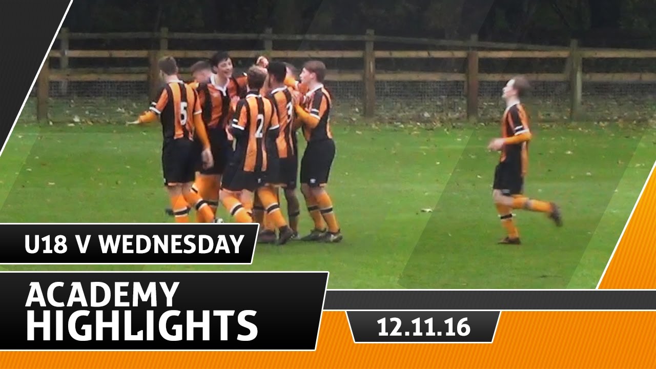 football score The Tigers 3 Sheffield Wednesday 1 | U18 Goals | 12.11.16