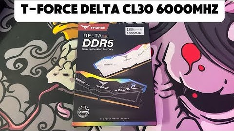 Unboxing the T-Force Delta Argb DDR5 CL30 6000MHZ RAM