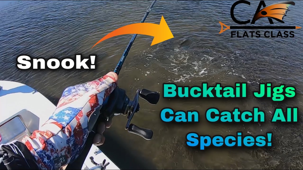 Bucktail Jigs Can Catch All Species - Flats Class 