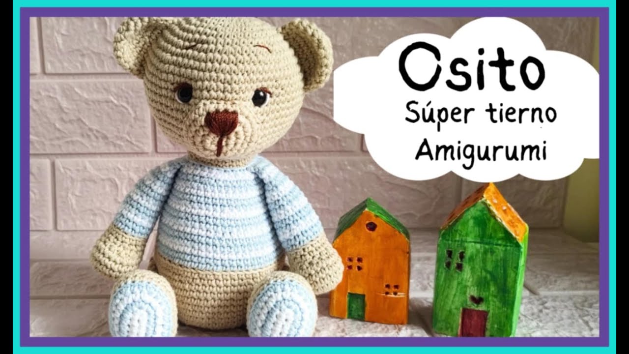 #tutorial PASO A PASO Amigurumi 🐻 Oso con Franjas TEJIDO a CROCHET, Parte1