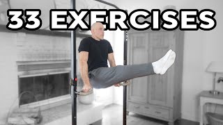 33 Exercises With A Pull Up Bar & Dip Handles