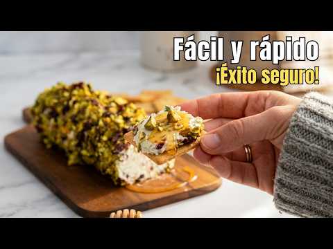 Cream cheese roll with pistachios and blueberries 🔥 Easy appetizer to impress