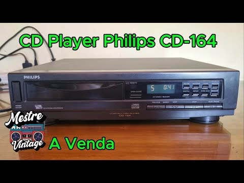 Beautifully Restored Philips CD-164 CD Player SN 5969 - For