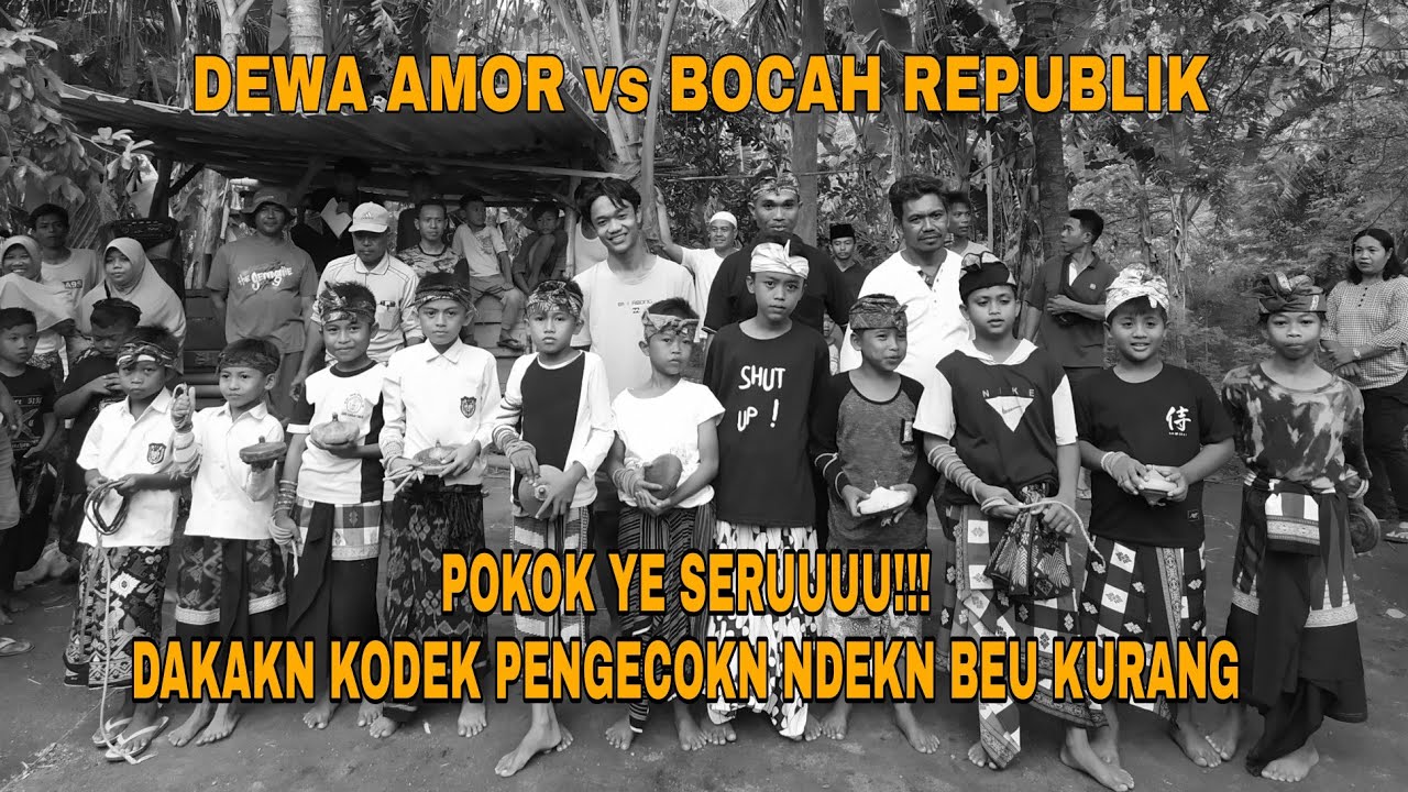 KERENNYA BOCIL- BOCIL INI IKUT LOMBA GANGSING, TIDAK KALAH SERU DENGAN YANG DEWASA