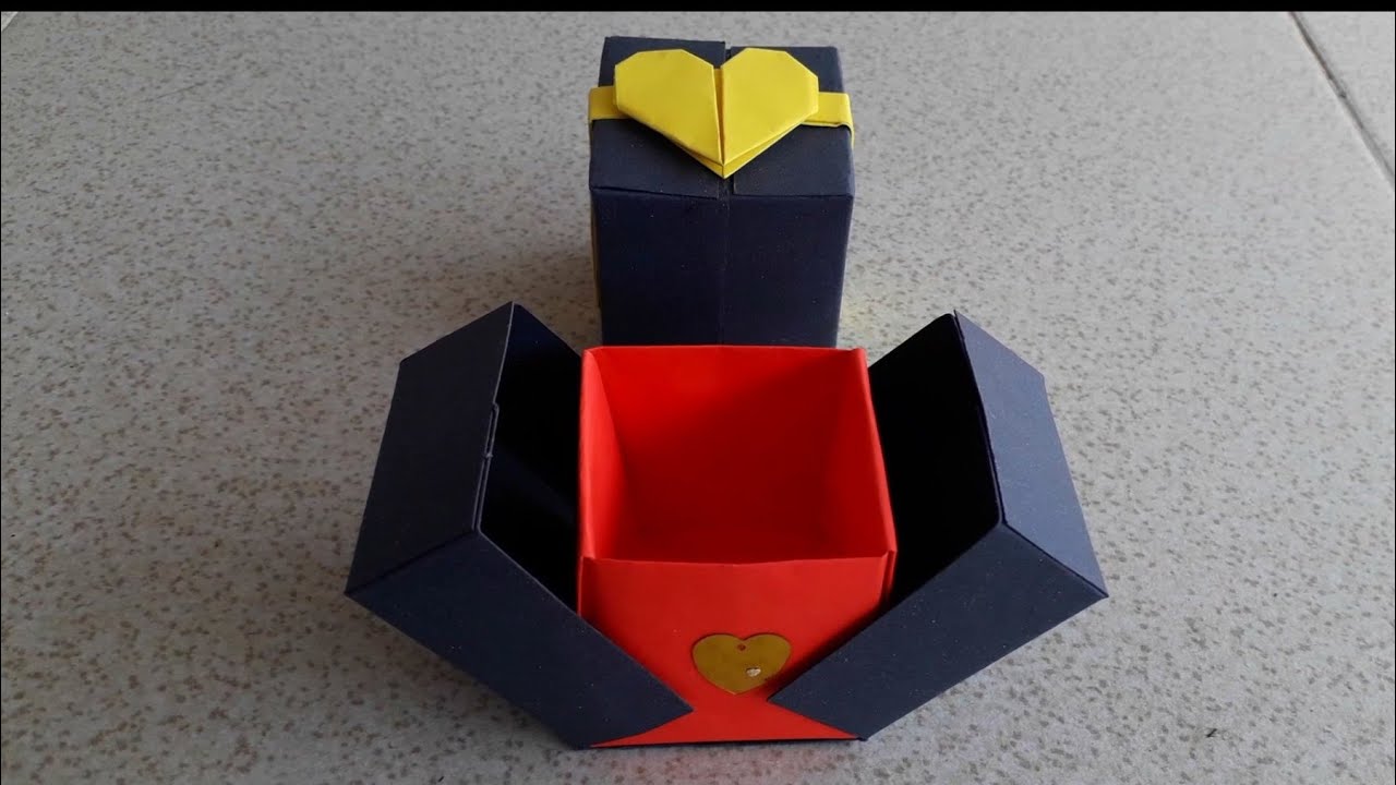 Cara Membuat Kotak Kado Cantik dari Kertas Kerajinan 
