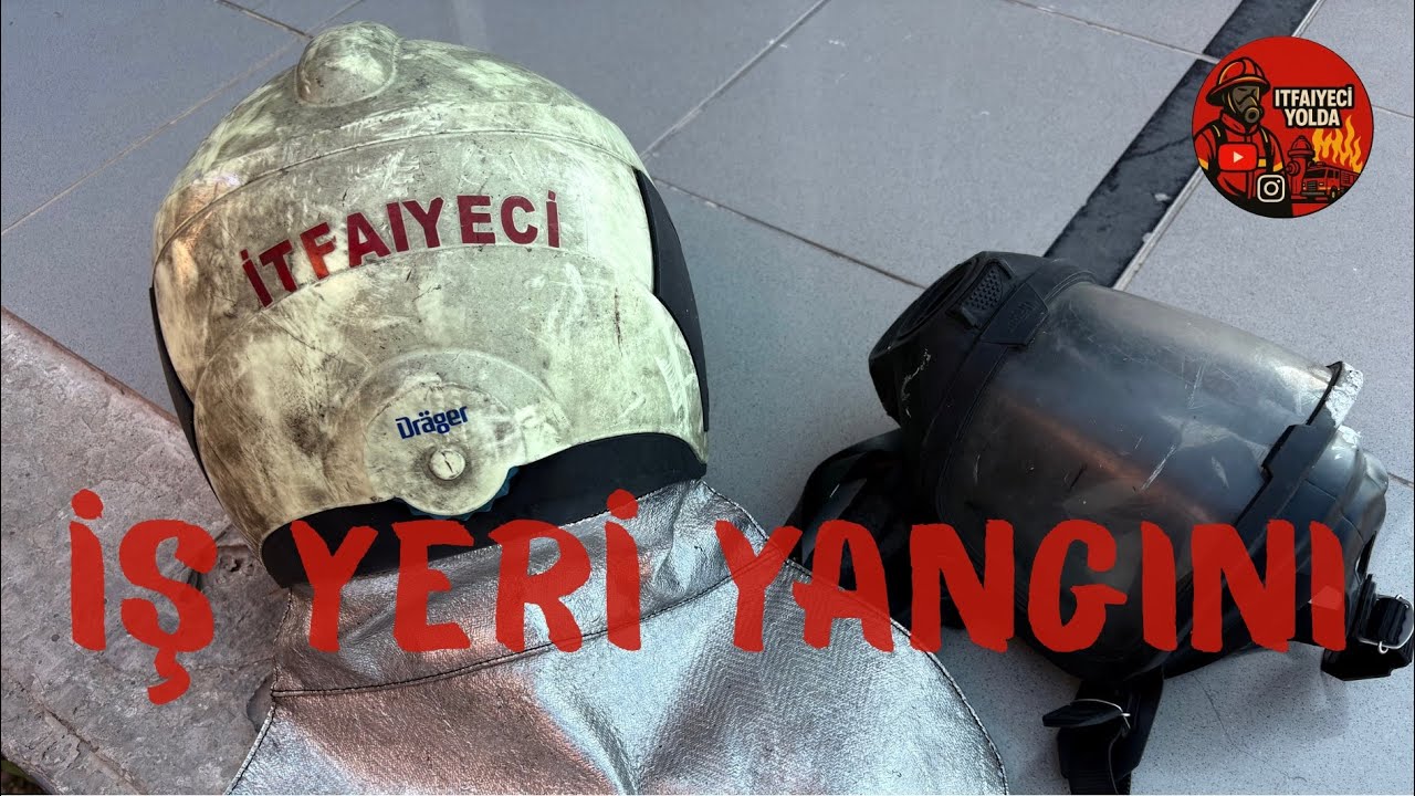 İtfaiye İş Yeri Yangınına Müdahale Ediyor!