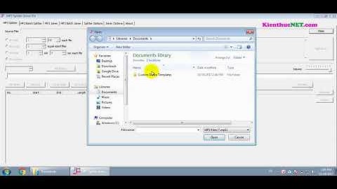 Hướng Dẫn Tự Cắt Nhạc Chuông với MP3 Splitter Joiner Pro