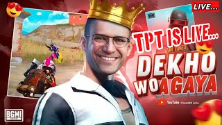 🔴DEKHO WO AGAYA ‼️Battle grounds mobile India TPT Gaming Telugu Live Stream#49