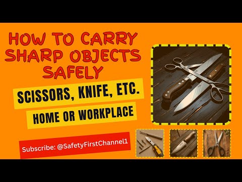How to Carry Sharp Objects Safely – Must-Know Safety Rule for Everyone!