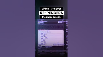 Liking a Tweet Re-Renders the Entire Screen #frontend #reactdeveloper #softwaredevelopment