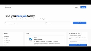 Built FlexJobs website using Mern Stack || ReactJs || NodeJs || MongoDB || TailwindCSS screenshot 5