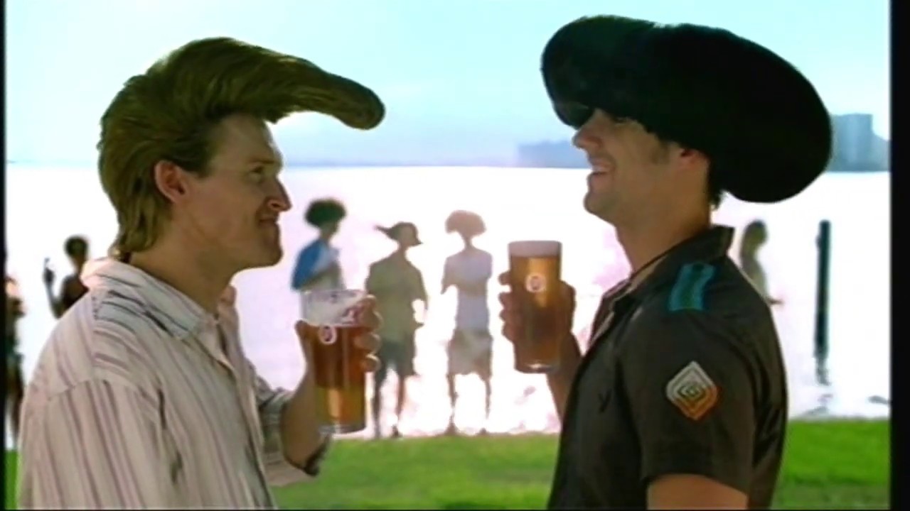 Fosters lager, 'Tastes better Cold' 2004 YouTube