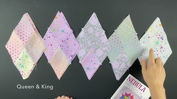 Nebula Block of the Month Background - Part 1 of 2, Cutting & Sewing Background Blocks