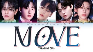 [CORRECT] T5 (TREASURE (트레저)) &quot; MOVE &quot; Lyrics (ColorCoded/ENG/HAN/ROM/가사)