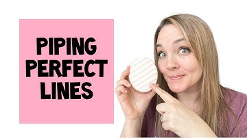 Secrets to piping a straight line with royal icing! | My Two Cookies