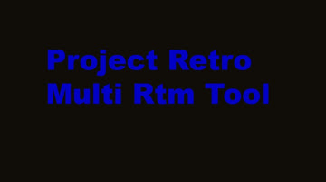 Project Retro Multi RTM Tool Made By Modz23 Clan...