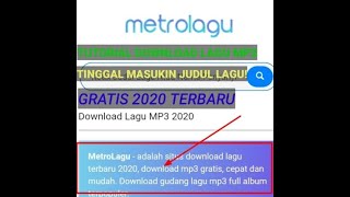 Tutorial download lagu gratissss,2020 ...