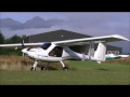 Skyleader GP One light sport aircraft - flying in NZ at Lake Manapouri