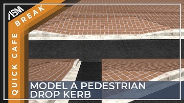 How to create a pedestrian drop kerb in ARCHICAD