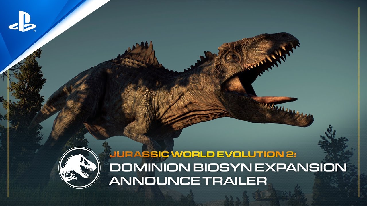 Jurassic World Evolution 2: Dominion Biosyn Expansion - Announcement Trailer | PS5 & PS4 - YouTube