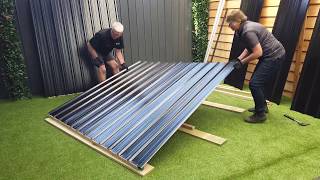 Semi Timber Frame Shed Assembly Video