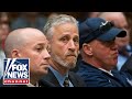 Jon Stewart calls national anthem a 'weird ritual' at games