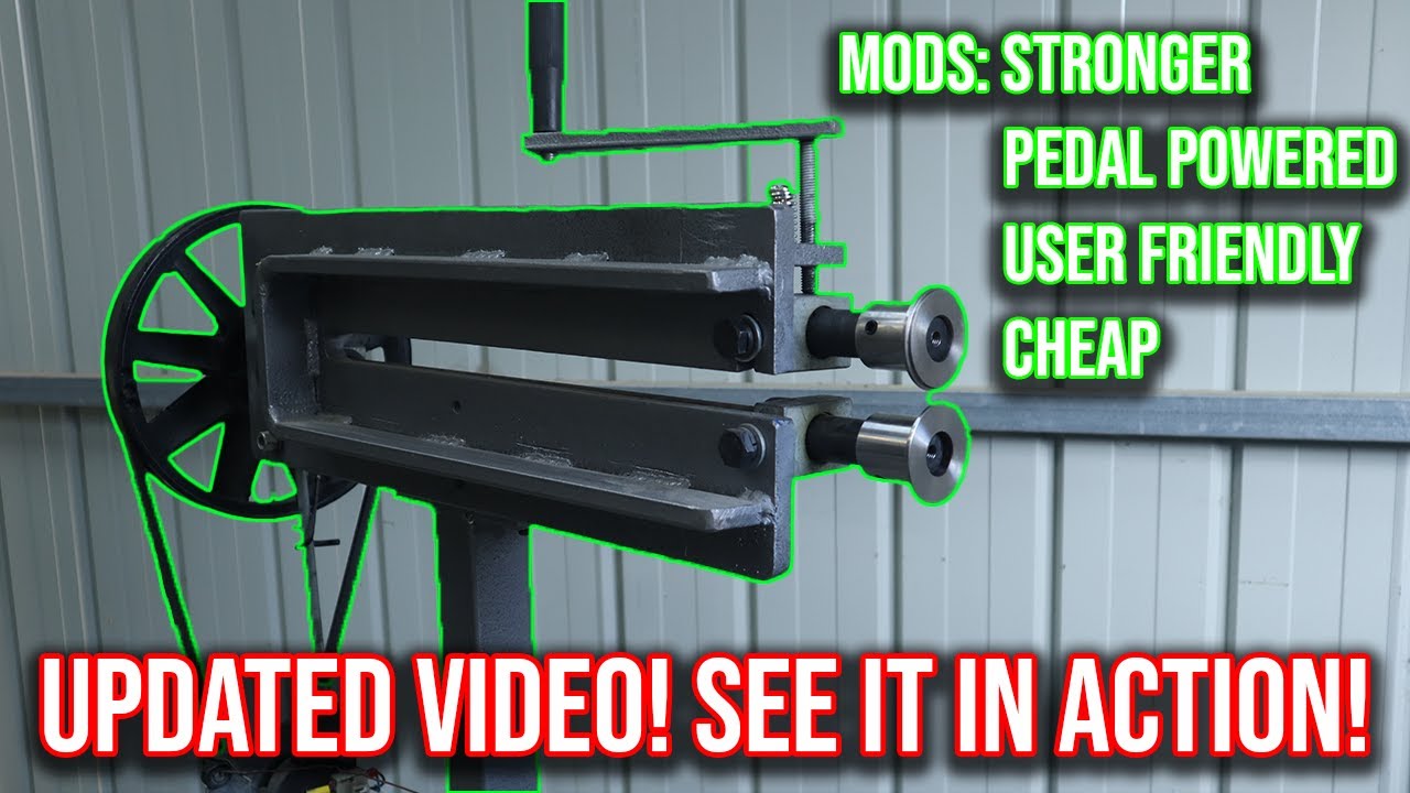 Bead Roller Mods!! (Harbor Freight/ Chinese style) Powered! YouTube