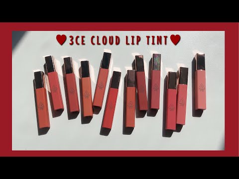 [REVIEW & SWATCH] GIVEAWAY | 3CE CLOUD LIP TINT💋💄 | kieuchinh2706