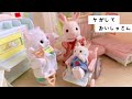 シルバニアファミリー ケガして病院に行った日。sylvanianfamilies calicocritters お医者さんごっこ おままごと アニメtoyplay Japan kids doctor