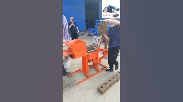 Low cost interlock clay soil brick machine manual compressed earth block machine#brickmakingmachine