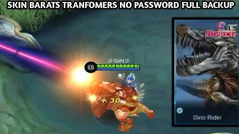 Script Skin Barats Tranfomers No Password full Backup