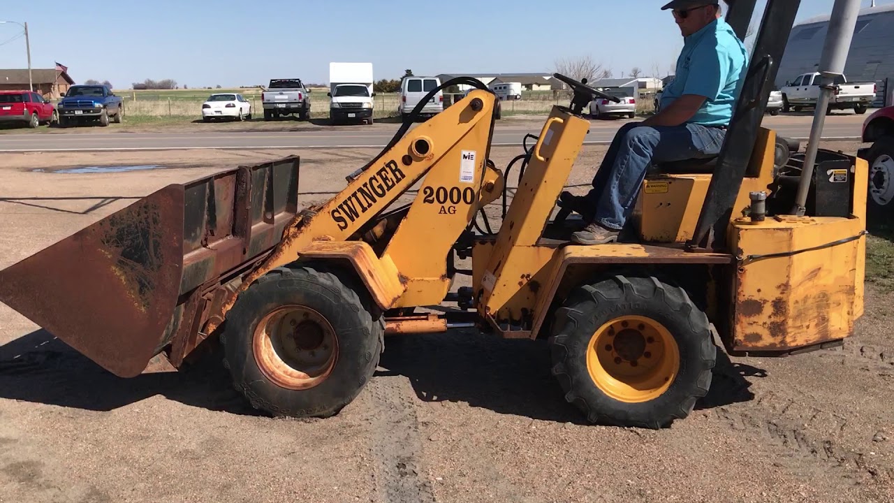 Swinger 2000 Articulated Loader Selling 5/23 on BigIron