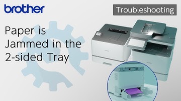 Paper is Jammed in the 2-sided Tray [Brother Global Support]