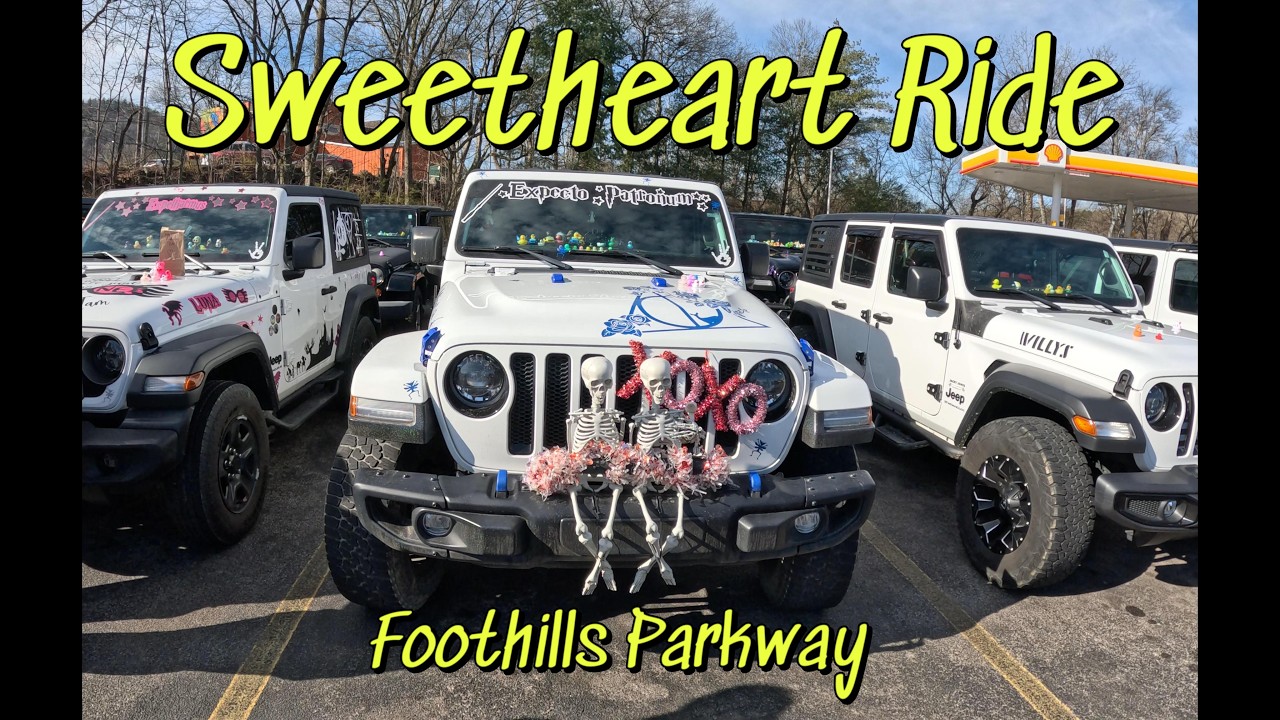 Smoky Mountain Jeep Club’s Sweetheart Ride through Foothills Parkway