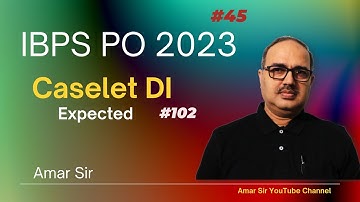 Data Interpretation Caselet For Ibps Po | Expected Questions With Amar Sir