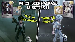 Comparison between "Noir" and "White" Package gameplay - Identity V