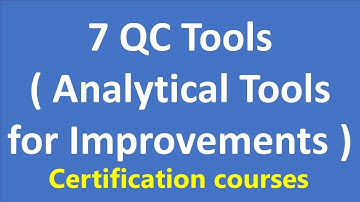 7 QC Tools ( Analytical Tools for Improvements ) Stage 1 Teaser
