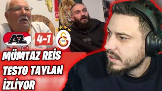 Ataberk Doğan Testo Taylan İle Mümtazrei̇s Rezi̇lli̇ği̇ İzledi̇ Az Alkmaar 4-1 Galatasaray İzli̇yor