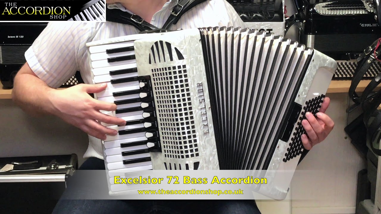 Excelsior 72 Bass Accordion