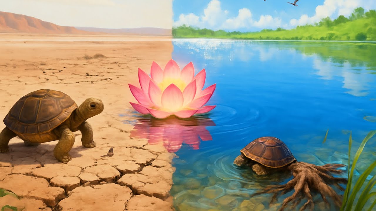 “The Tortoise That Revived a Dried Lake” 