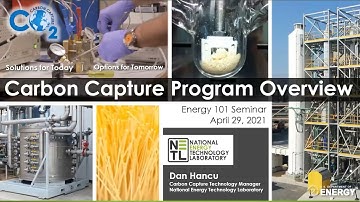 NETL RWFI Energy 101 Webinar 04/29/2021 - Carbon Capture, Utilization, and Storage CCUS