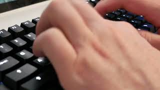 Das Keyboard 6 testing video