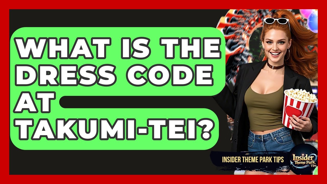 What Is The Dress Code At Takumi-Tei? - Insider Theme Park Tips