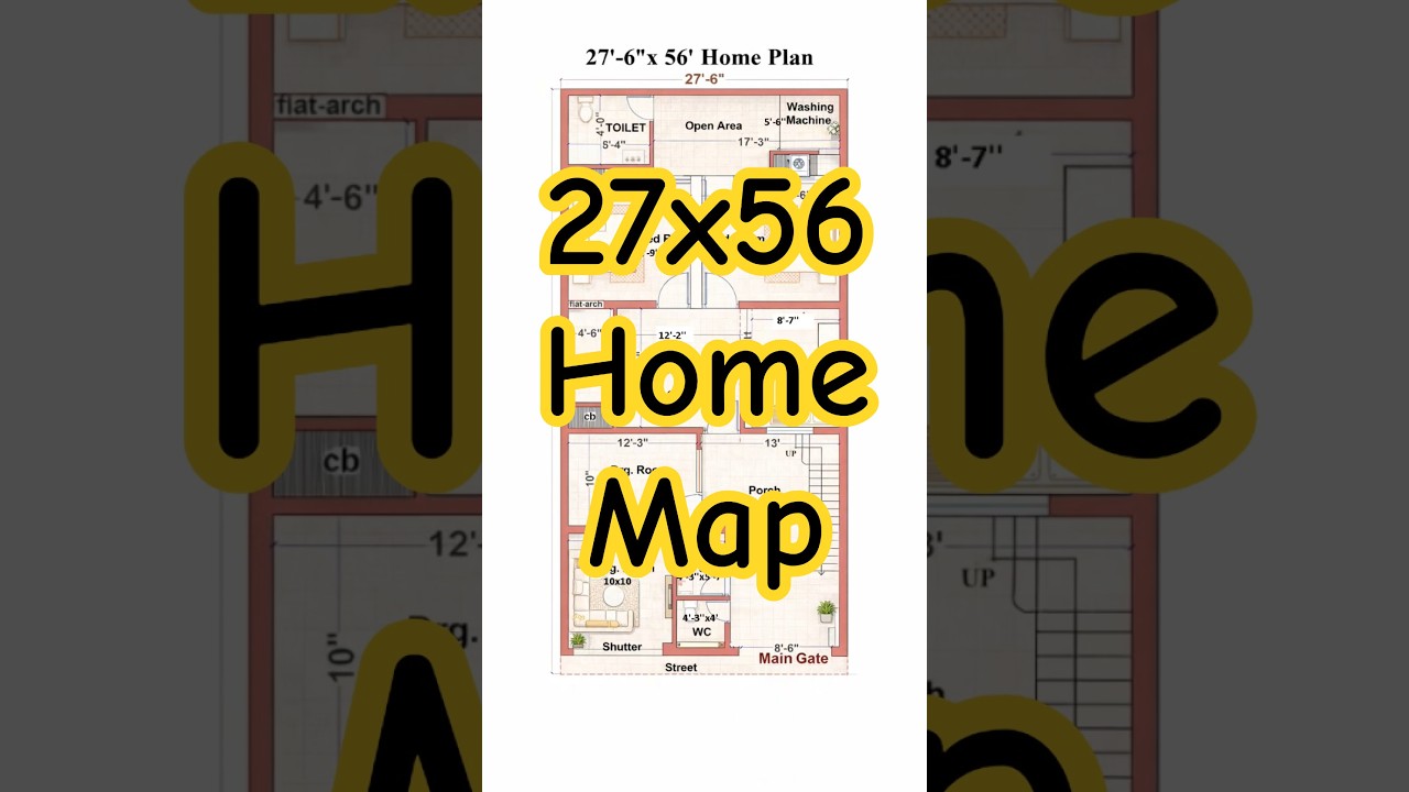 Perfect 27×56 Home Map You’ll Love 😍