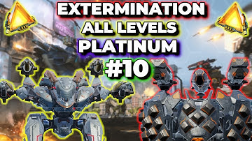 WR - How I Scored Platinum In All Extermination Levels #10 + Hiruko Giveaway Winners | War Robots